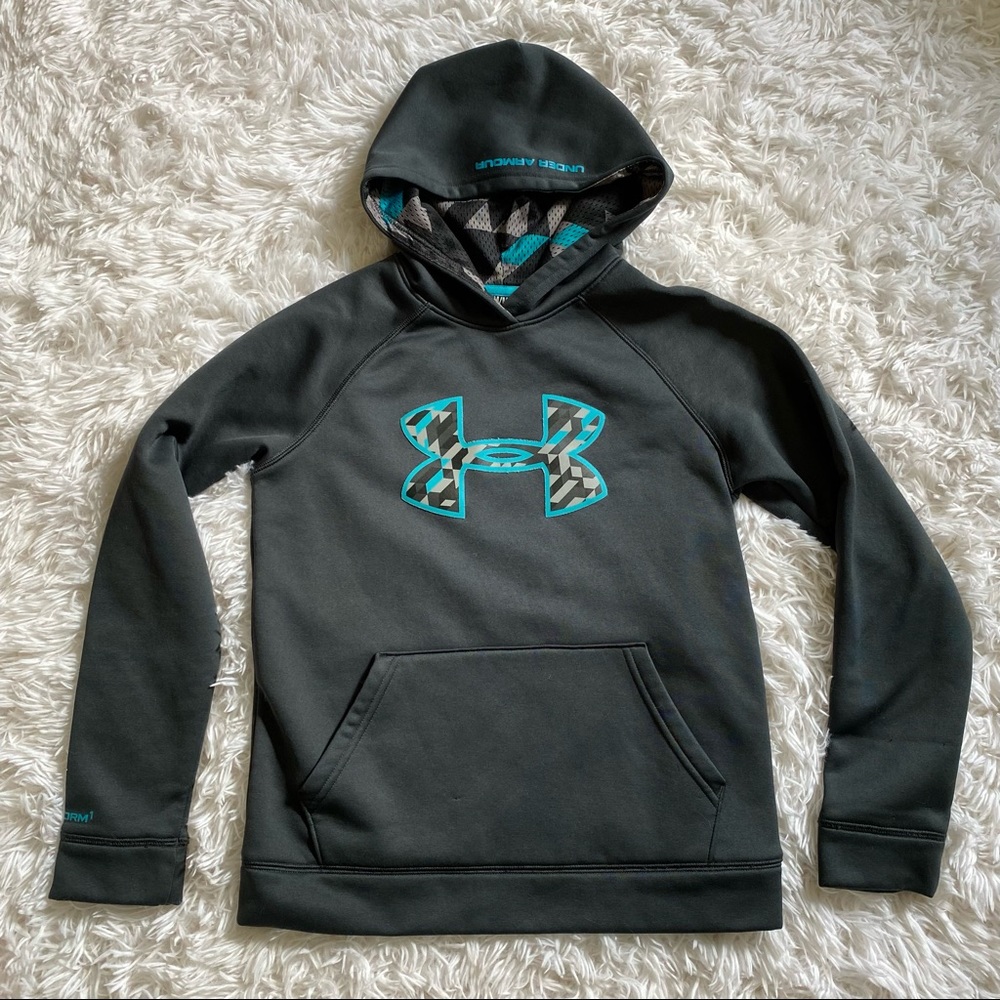 2/$10 UNDER ARMOUR Kids Storm 1 Hoodie size Youth M
